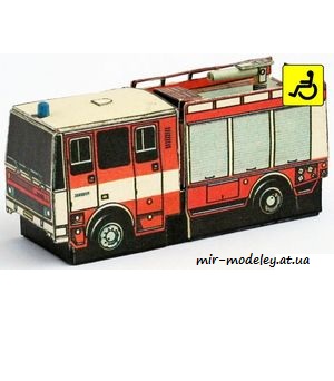 №7382 - Liaz 101.860 - CAS-25 [ABC 1989-24] из бумаги