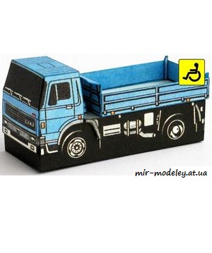 №7381 - Liaz 151.261 (ABC 23/1989) из бумаги