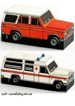 №7388 - ARO TV 320 S,ARO 244 (ABC 1990-6) из бумаги