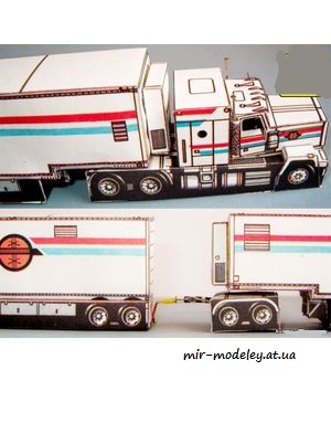№7412 - MACK Super-Liner II [ABC 1990-21] из бумаги