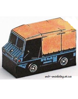 №7394 - Steyr Puch 700 Halflinger (ABC) из бумаги