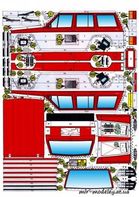 №7390 - Jeep Cherokee 4.0 (ABC) из бумаги