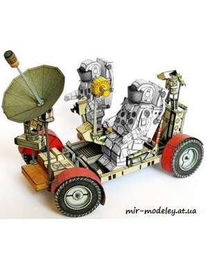 №7375 - Lunar roving vehicle (ABC 89-19 ) из бумаги