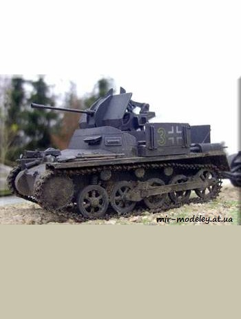№788 - Flakpanzer I [Kampfflieger] из бумаги