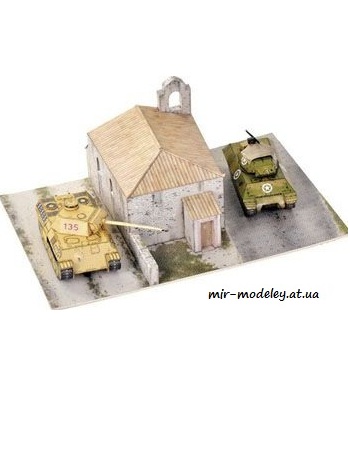 №706 - Diorama Italie 1944 [ABC 2012-02] из бумаги