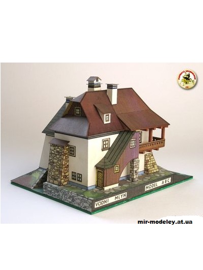 №719 - Водяная мельница / Vodni mlyn (Elektron-Zenit 1994-03) из бумаги