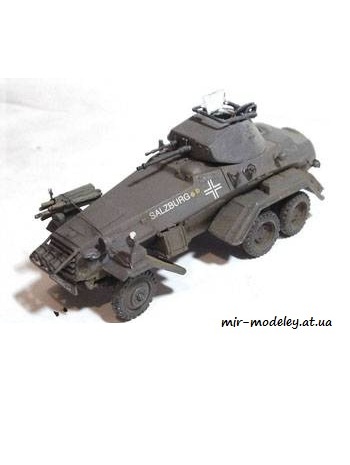 №789 - Бронеавтомобиль SdKfz 231 (Kampffileger) из бумаги