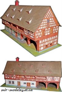 №7496 - Hrazdeny dum z Chebska [ABC 1993-02] из бумаги