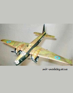 №7490 - Vickers Wellington Mk I.c [ABC 1992-23] из бумаги