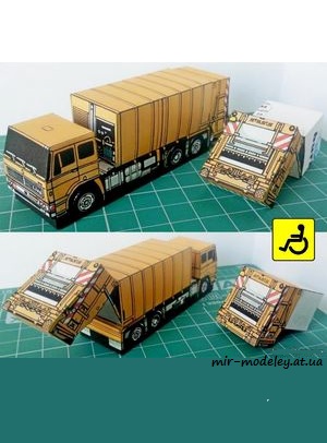 №7530 - Liaz POH 221, 217 [ABC 1994-03] из бумаги