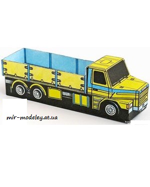 №7471 - Scania T 143H (ABC 92-12) из бумаги