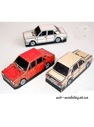 №7519 - Škoda 130 [ABC 1993-16] из бумаги