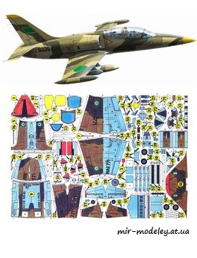 №7546 - Aero L-39 ZA [ABC 1994-12] из бумаги