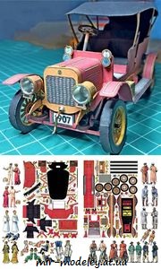 №7449 - Laurin Klement E 1907 [ABC 1992-1] из бумаги