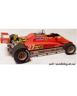 №7463 - Ferrari 126 C2 [ABC 1992-08] из бумаги