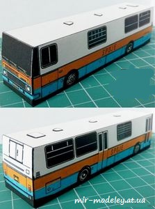 №7465 - KAROSA C 734 Spoje (ABC 1992-09) из бумаги