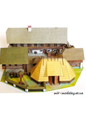 №7527 - Severocesky skanzen [ABC 1993-22-24-1994-02] из бумаги