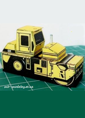 №7507 - CATERPILLAR CB-525 B [ABC 1993-07] из бумаги