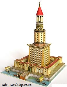 №7534 - Маяк на острове Фарос / Majak na ostrove Faros (ABC 6-7/1994) из бумаги