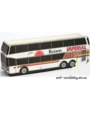 №7452 - Kassbohrer Setra S 228DT [ABC 1992-02] из бумаги