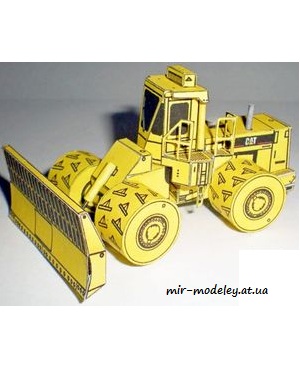 №7501 - Caterpillar 826 C [ABC 1993-05] из бумаги