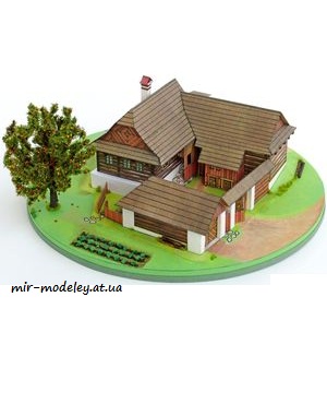 №7540 - Usedlost z Ceskomoravske vrchoviny [ABC 1994-9] из бумаги