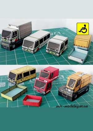 №7497 - Terier 4x4, Terier 4x2 [ABC 1993-02] из бумаги