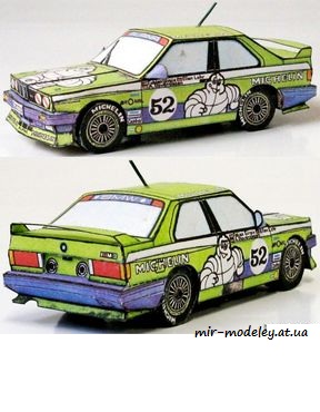 №7535 - BMW M3 (ABC 7/1994) из бумаги