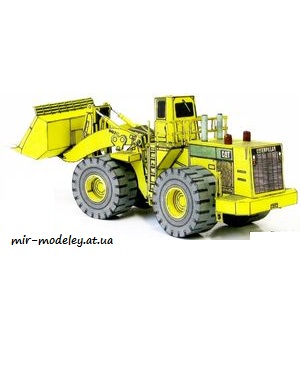 №7472 - Obří kolový nakladač CATERPILLAR 992C (ABC 92-13) из бумаги
