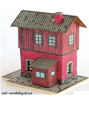 №7512 - Vodarna pro parni lokomotivy [ABC 1993-12] из бумаги