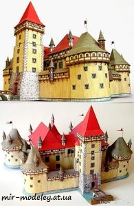 №7505 - Státní hrad Švihov (ABC 6-18/1993) из бумаги