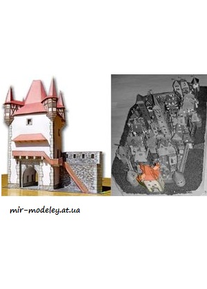 №7581 - Городские ворота / Mestska Brana (ABC 21/1995) из бумаги