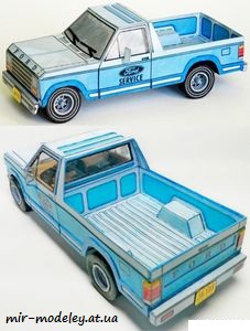 №7591 - Ford Bronco Pick-up [ABC 1996-07] из бумаги