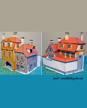 №7636 - MPR.2 - soubor C severov. bloku - dum cp.41 [ABC 1997-11] из бумаги