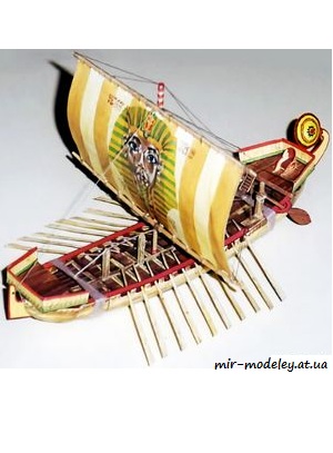 №7565 - Staroveka egyptska lod(ABC 7-95) из бумаги