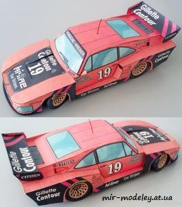 №7584 - Porshe 935 Turbo [ABC 1995-24-1996-01] из бумаги