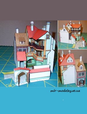 №7630 - MPR.2 - soubor A vychodniho bloku - domy cp.33 a 34 [ABC 1997-04] из бумаги