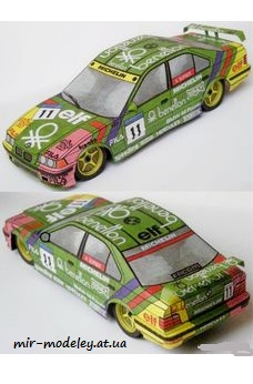 №7573 - BMW 318i (ABC 14/1995) из бумаги — скачать развертку из бумаги