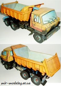 №7626 - Tatra 815 S1 (ABC 26/1996-1/1997) из бумаги