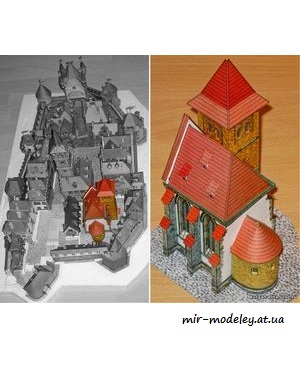 №7606 - Городская церковь / MPR.1 - Mestsky kostel [ABC 17/1996] из бумаги