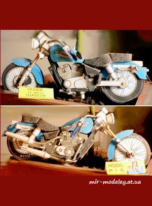 №7621 - Honda VT 1100 C2 (ABC 1996-25) из бумаги