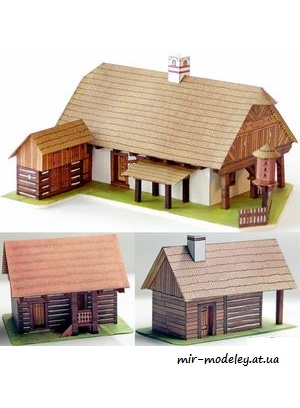 №7552 - Polabske lidove stavby [АВС 1994-17] из бумаги