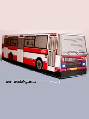 №7622 - Karosa B732 (ABC 1996-25) из бумаги