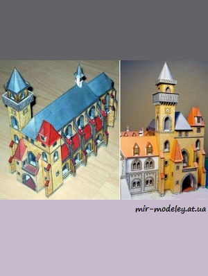 №7685 - MPR.3 - Kostel [ABC 1999-13-16] из бумаги