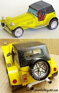 №7710 - Sportovni Auto (ABC 2000-12) из бумаги