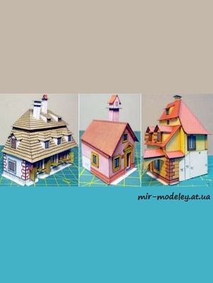 №7647 - MPR.2 - soubor F jizniho bloku - dum cp. 43, 44, 45 [ABC 1997-18] из бумаги