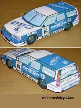№7677 - Volvo 850 Racing Estate (ABC 6/1999) из бумаги