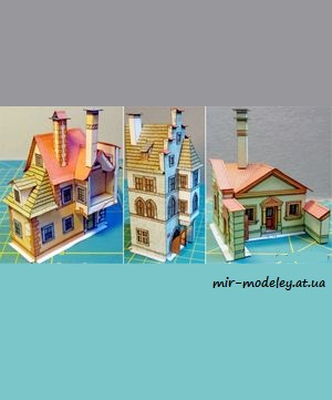 №7645 - MPR.2 - soubor E jizniho bloku - dum cp.46,47,48 [ABC 1997-17] из бумаги