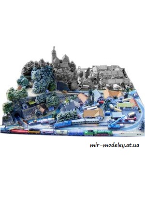 №7656 - Kolejiste Skalka [ABC 1997-25] из бумаги