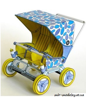 №7701 - Kocarek pro dvojata [ABC 2000-03] из бумаги